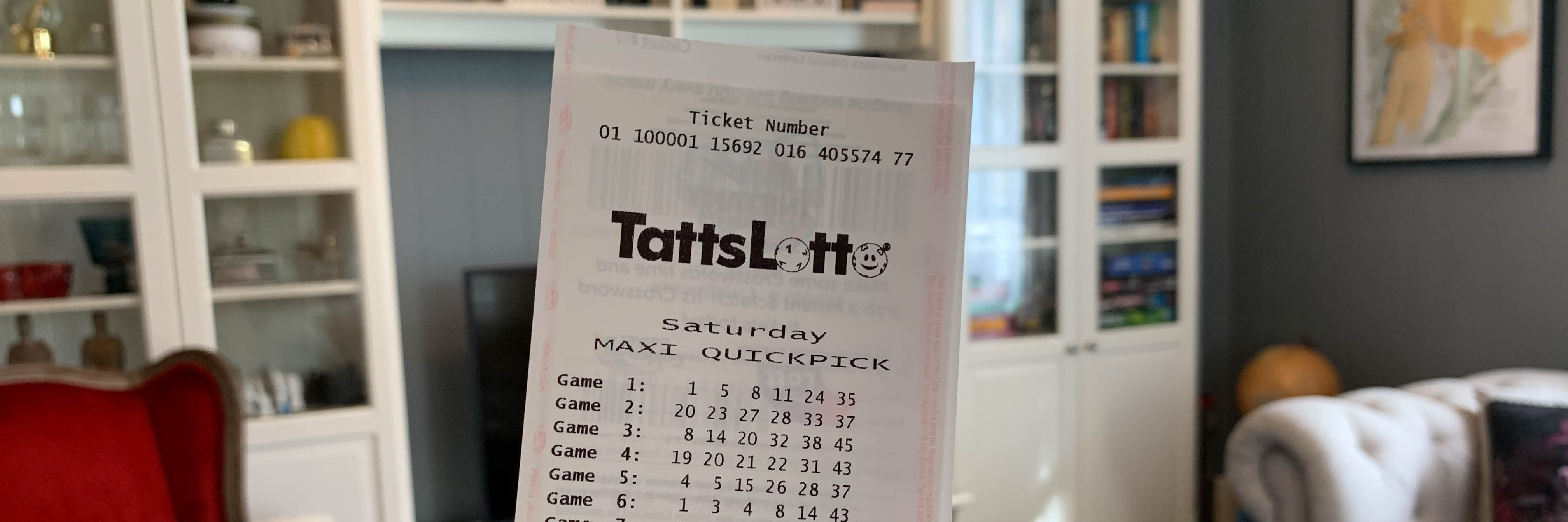 tattslotto ticket number